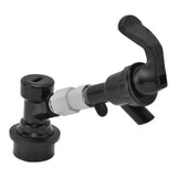 Beer Dispenser Plastic Black Portable Beer Tap Faucet for Outdoor Picnic Party Barbecue Beer Drinks Water - Side View