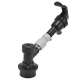 Beer Dispenser Plastic Black Portable Beer Tap Faucet for Outdoor Picnic Party Barbecue Beer Drinks Water - Top-Down View