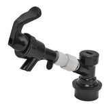 Beer Dispenser Plastic Black Portable Beer Tap Faucet for Outdoor Picnic Party Barbecue Beer Drinks Water - 45-Degree Angle