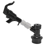 Beer Dispenser Plastic Black Portable Beer Tap Faucet for Outdoor Picnic Party Barbecue Beer Drinks Water - Rear View