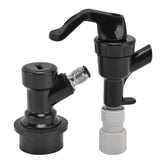 Beer Dispenser Plastic Black Portable Beer Tap Faucet for Outdoor Picnic Party Barbecue Beer Drinks Water