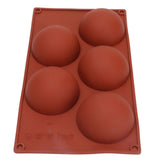Hemisphere Silicone 3D Mold Chocolate Mould for Making Chocolate Pastry Cake Fudge Bakeware Round Doughnut - Extra Image