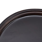 Bamboo Tea Tray Japanese Simple Novel Beautiful Resin Walnut Tea Tray for Home UseOval S - Extra Image