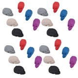 4Set Wine Cup Marker Unique Shape Drinking Glass Tag Silicone Cup Identification Wine Label