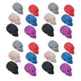 4Set Wine Cup Marker Unique Shape Drinking Glass Tag Silicone Cup Identification Wine Label - Rear View