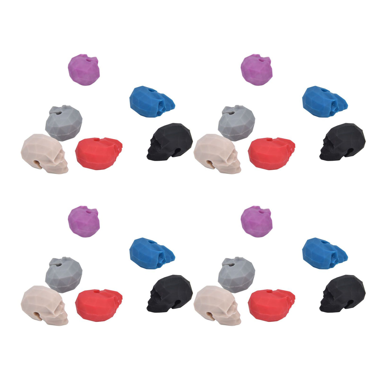 4Set Wine Cup Marker Unique Shape Drinking Glass Tag Silicone Cup Identification Wine Label