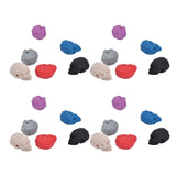 4Set Wine Cup Marker Unique Shape Drinking Glass Tag Silicone Cup Identification Wine Label