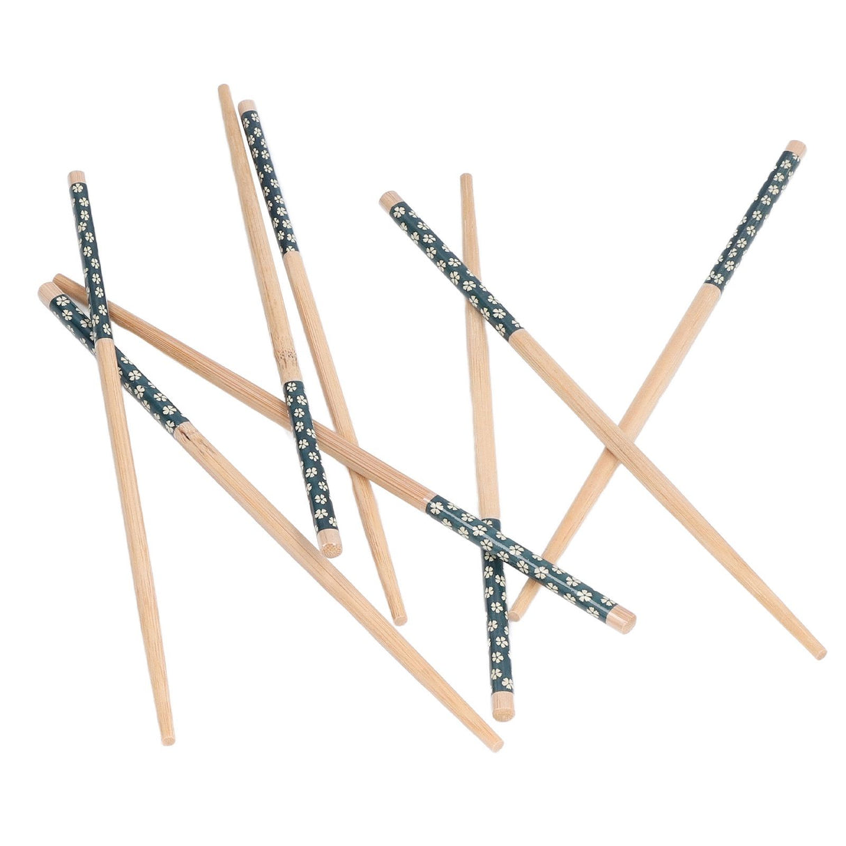8 Pairs Bamboo Chopsticks Reusable Classic Japanese Style Chop Sticks Set for Home Restaurant