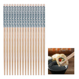 8 Pairs Bamboo Chopsticks Reusable Classic Japanese Style Chop Sticks Set for Home Restaurant