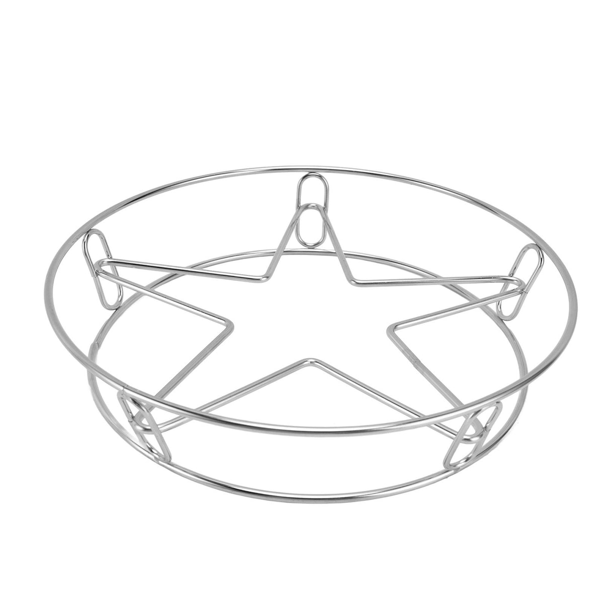 Tall Trivet Rack Stand Stable Base Multifunctional Anti Rust High Temperature Resistance Steaming Rack for Home