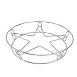 Tall Trivet Rack Stand Stable Base Multifunctional Anti Rust High Temperature Resistance Steaming Rack for Home - Front View