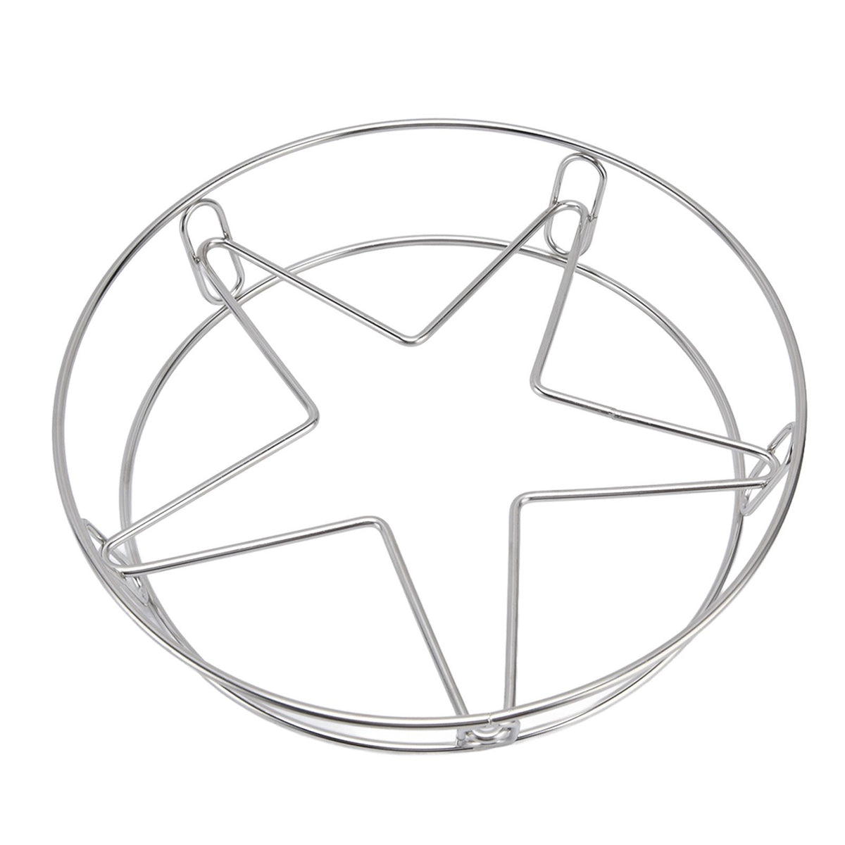 Tall Trivet Rack Stand Stable Base Multifunctional Anti Rust High Temperature Resistance Steaming Rack for Home