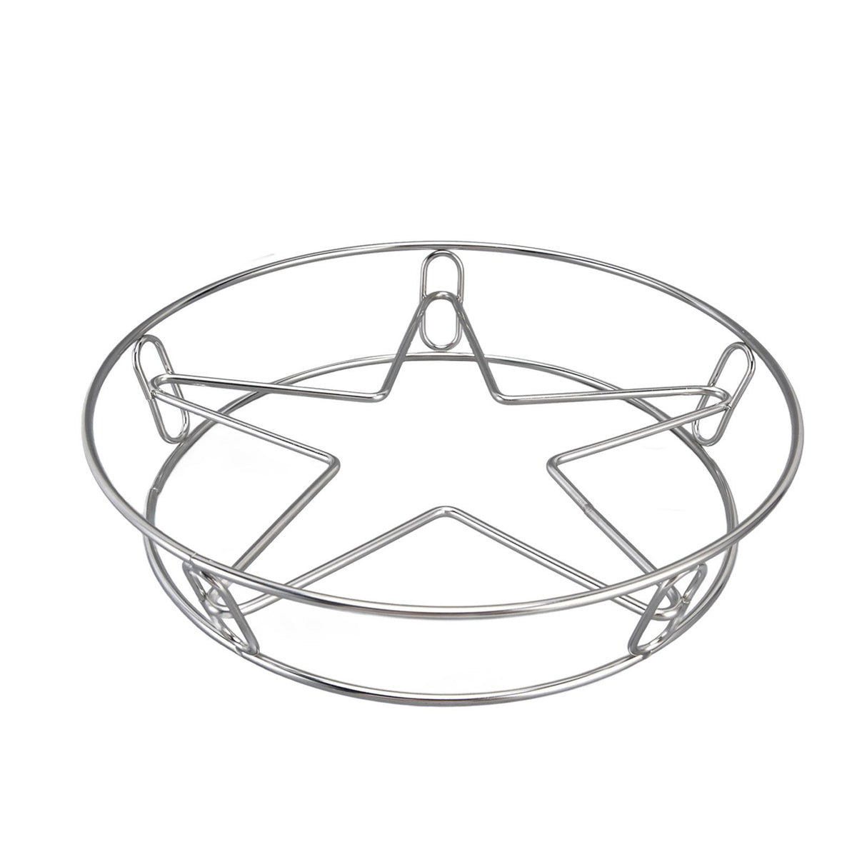 Tall Trivet Rack Stand Stable Base Multifunctional Anti Rust High Temperature Resistance Steaming Rack for Home