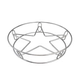 Tall Trivet Rack Stand Stable Base Multifunctional Anti Rust High Temperature Resistance Steaming Rack for Home - Rear View