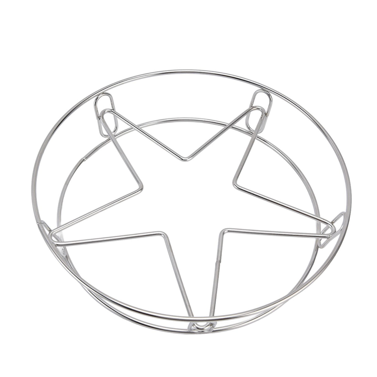Tall Trivet Rack Stand Stable Base Multifunctional Anti Rust High Temperature Resistance Steaming Rack for Home