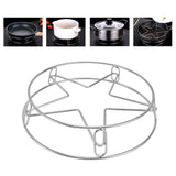 Tall Trivet Rack Stand Stable Base Multifunctional Anti Rust High Temperature Resistance Steaming Rack for Home