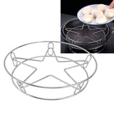 Tall Trivet Rack Stand Stable Base Multifunctional Anti Rust High Temperature Resistance Steaming Rack for Home