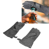 BBQ Grill Gloves 932°F High Temperature Resistant Gloves for Microwave Oven Grilling Barbecue Welding - Extra Image
