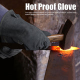 BBQ Grill Gloves 932°F High Temperature Resistant Gloves for Microwave Oven Grilling Barbecue Welding - Extra Image