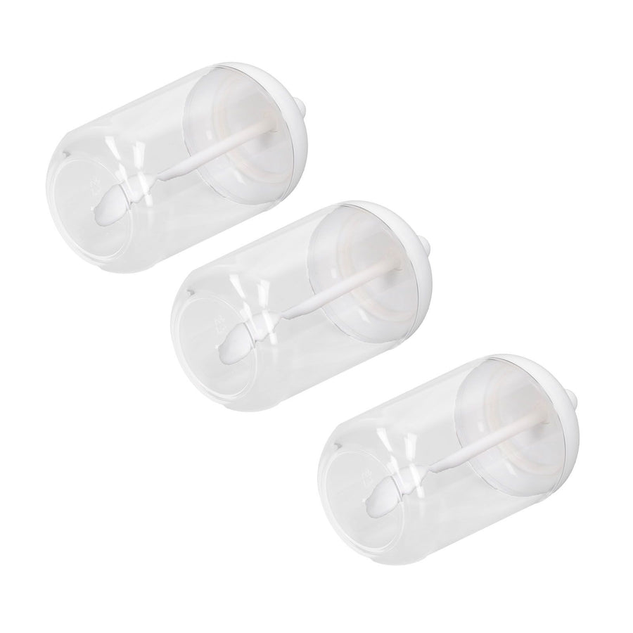 3PCS Seasoning Box with Spoon Transparent Spice Bottle Sealed Spice Container for Kitchen