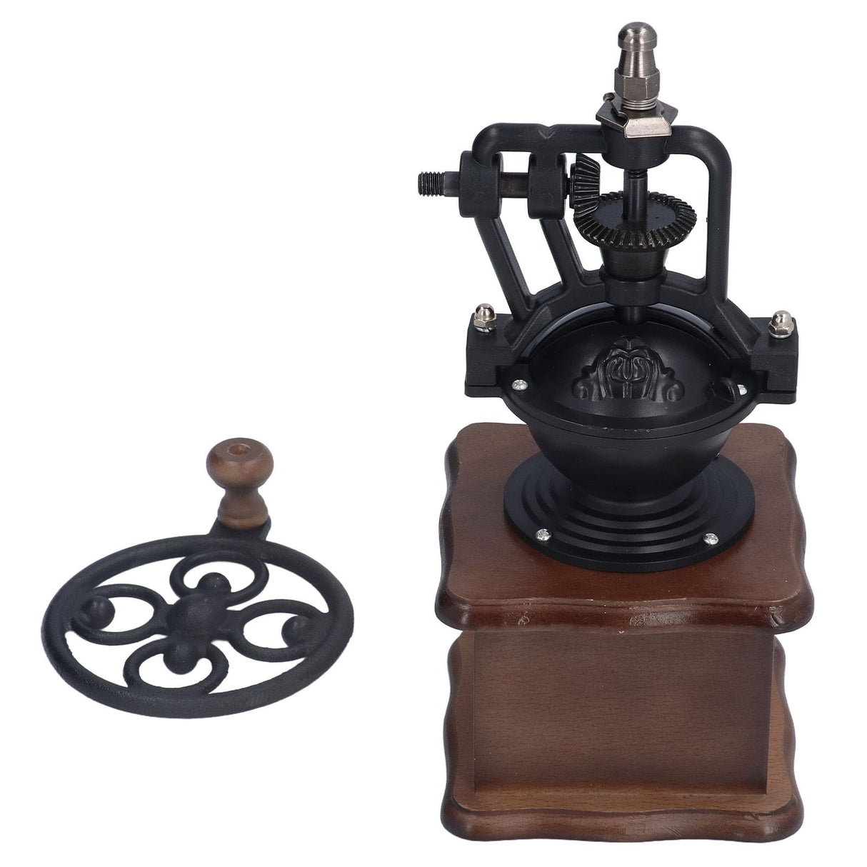 Manual Coffee Grinder Retro Style Sturdy Durable Exquisite Portable Hand Coffee Grinder for Home Office