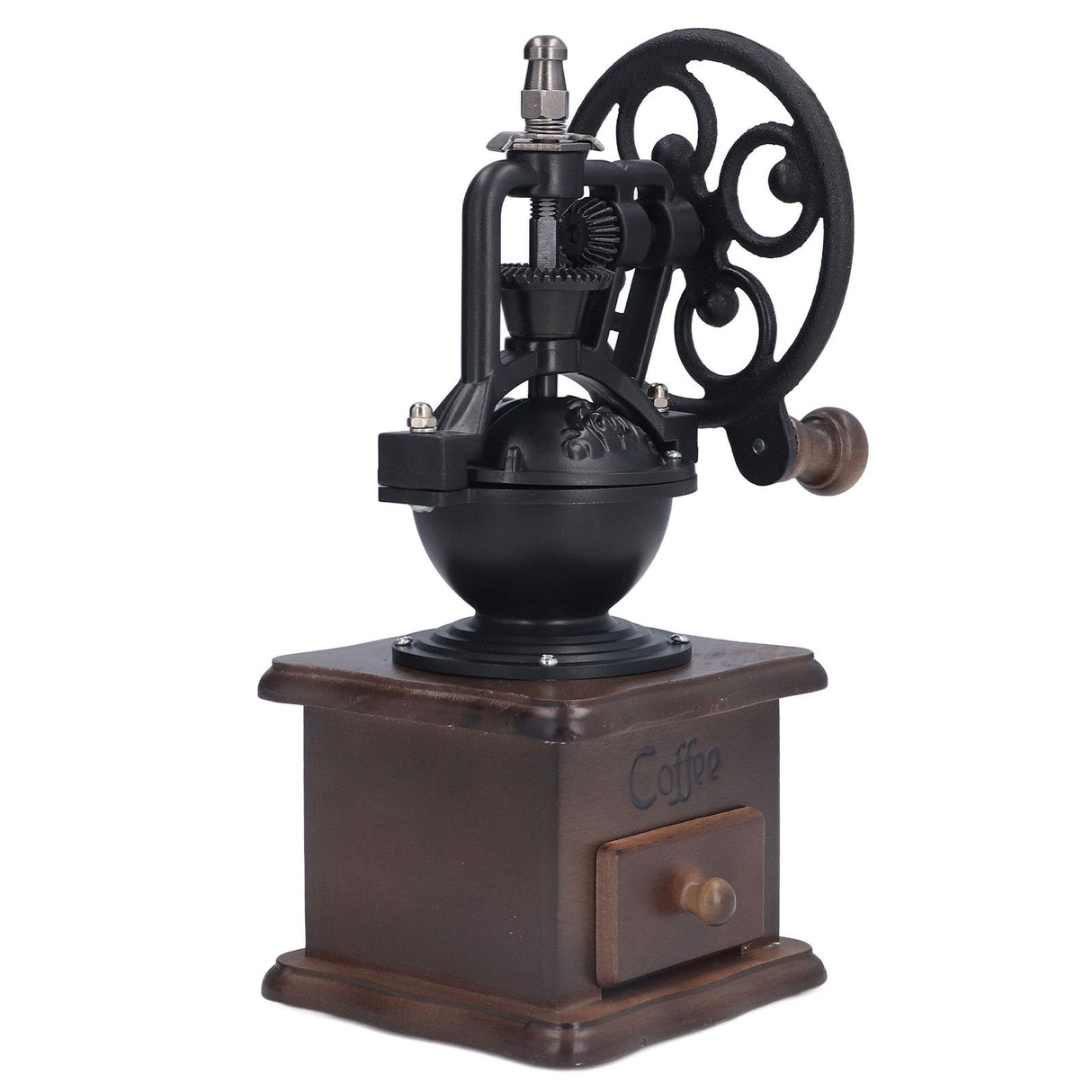 Manual Coffee Grinder Retro Style Sturdy Durable Exquisite Portable Hand Coffee Grinder for Home Office