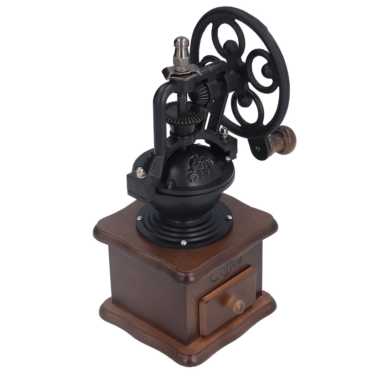 Manual Coffee Grinder Retro Style Sturdy Durable Exquisite Portable Hand Coffee Grinder for Home Office