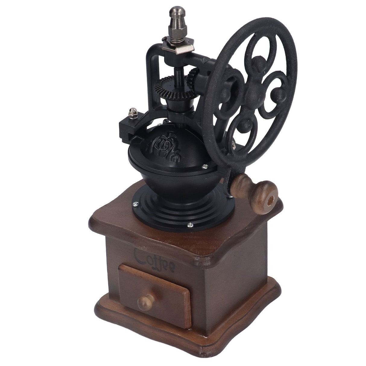 Manual Coffee Grinder Retro Style Sturdy Durable Exquisite Portable Hand Coffee Grinder for Home Office
