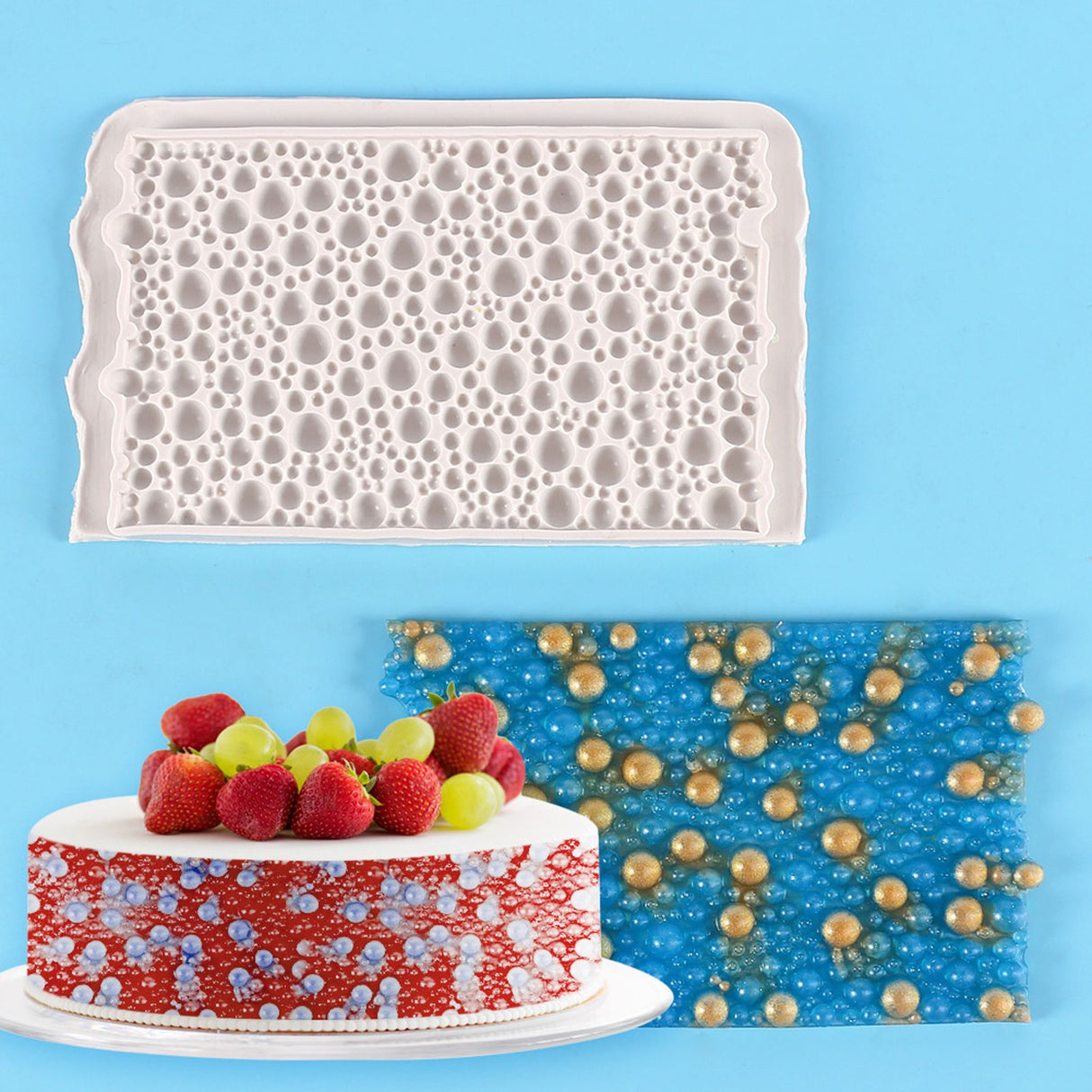 Pearl Cake Decoration Mould DIY Chocolate Mold Silicone Baking Mold for Kitchen Dessert Shop