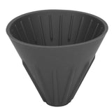 Silicone Coffee Dripper Portable Reusable Folding Coffee Filter for Travel Camping Office HomeBlack
