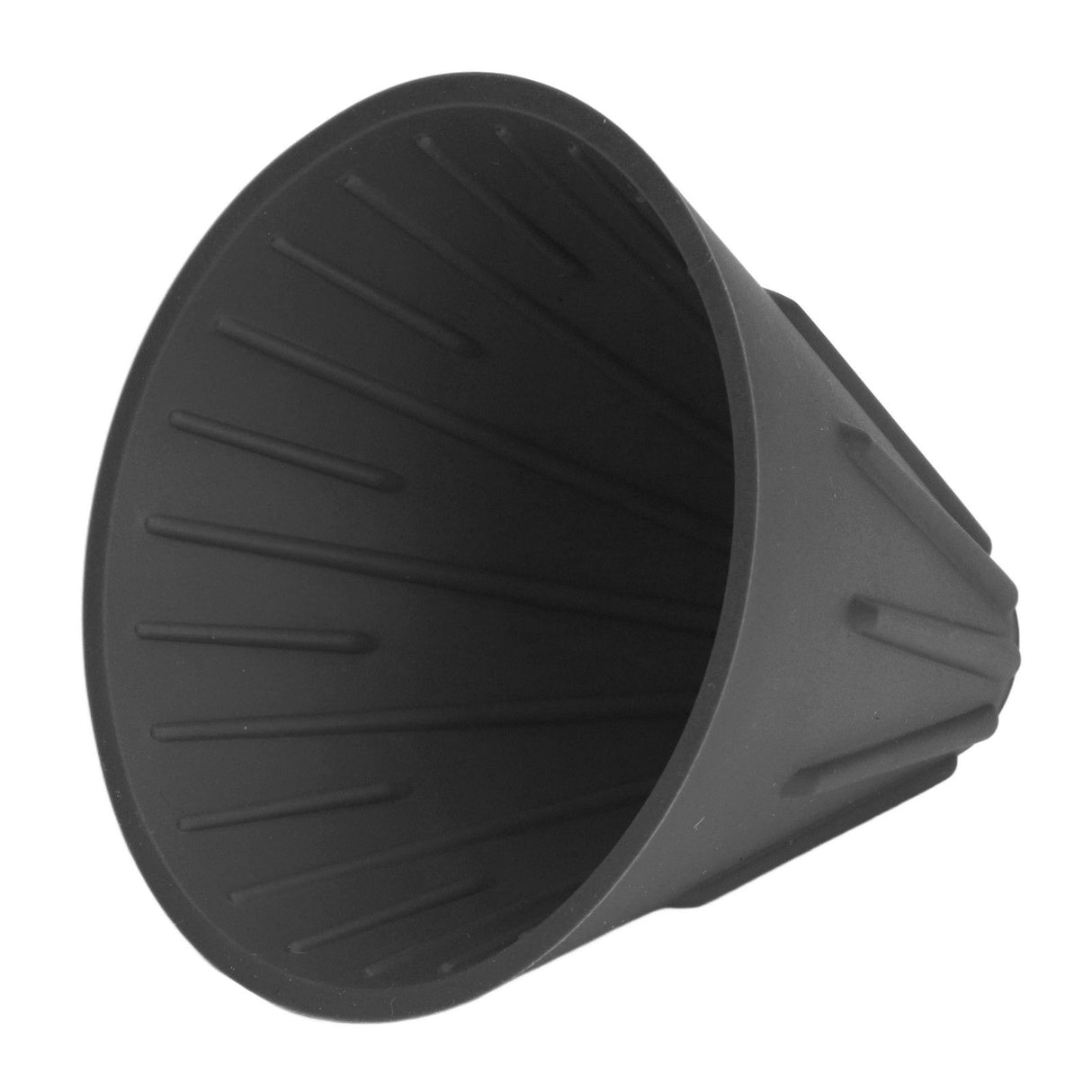 Silicone Coffee Dripper Portable Reusable Folding Coffee Filter for Travel Camping Office HomeBlack