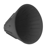 Silicone Coffee Dripper Portable Reusable Folding Coffee Filter for Travel Camping Office HomeBlack