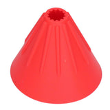 Silicone Coffee Dripper Portable Reusable Folding Coffee Filter for Travel Camping Office HomeRed - Top-Down View