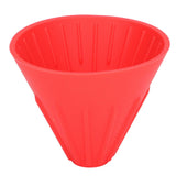 Silicone Coffee Dripper Portable Reusable Folding Coffee Filter for Travel Camping Office HomeRed