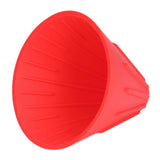 Silicone Coffee Dripper Portable Reusable Folding Coffee Filter for Travel Camping Office HomeRed