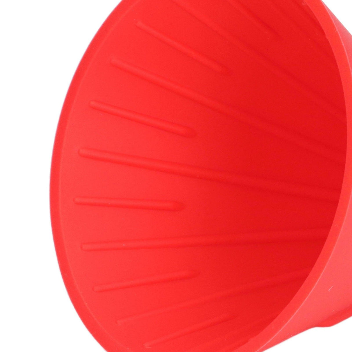 Silicone Coffee Dripper Portable Reusable Folding Coffee Filter for Travel Camping Office HomeRed