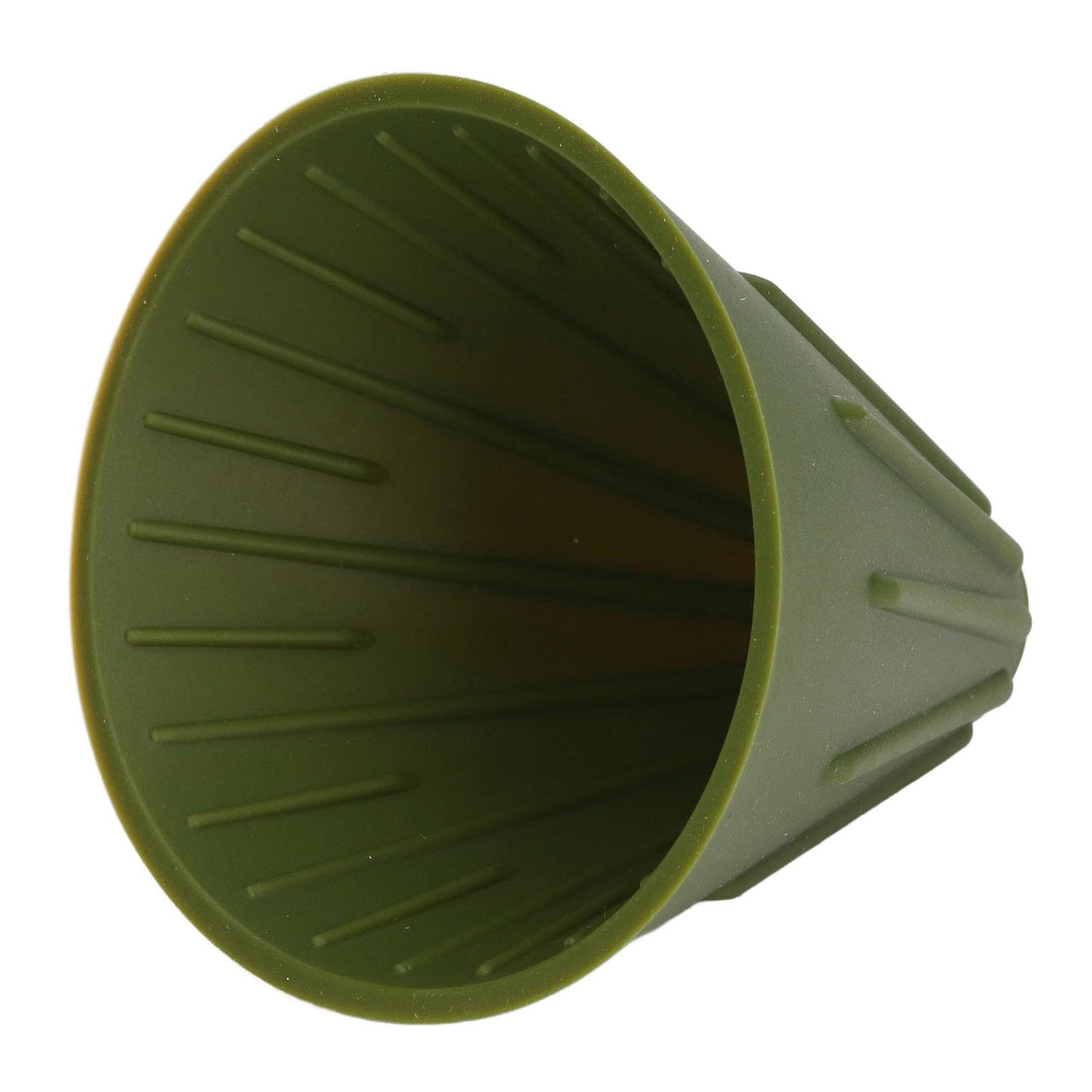 Silicone Coffee Dripper Portable Reusable Folding Coffee Filter for Travel Camping Office HomeGreen