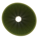 Silicone Coffee Dripper Portable Reusable Folding Coffee Filter for Travel Camping Office HomeGreen