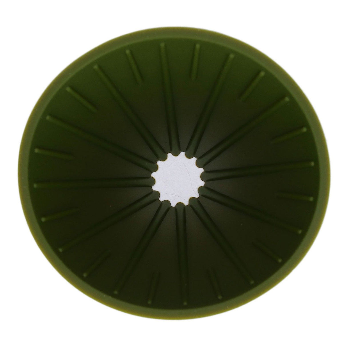 Silicone Coffee Dripper Portable Reusable Folding Coffee Filter for Travel Camping Office HomeGreen