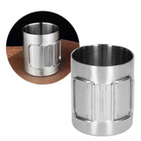 Stainless Steel Cup Corrosion Resistant Folding Handle Folding Design Exquisite Coffee Mug
