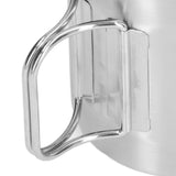Stainless Steel Cup Corrosion Resistant Folding Handle Folding Design Exquisite Coffee Mug