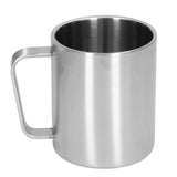 Stainless Steel Cup 300ml Capacity Double Layer Ergonomic Design Texture With Handle Coffee Mug