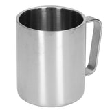 Stainless Steel Cup 300ml Capacity Double Layer Ergonomic Design Texture With Handle Coffee Mug