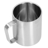 Stainless Steel Cup 300ml Capacity Double Layer Ergonomic Design Texture With Handle Coffee Mug - Extra Image