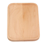 Wooden Rectangular Serving Tray Dinner Drink Food Snack Saucer Platter for Home Restaurants