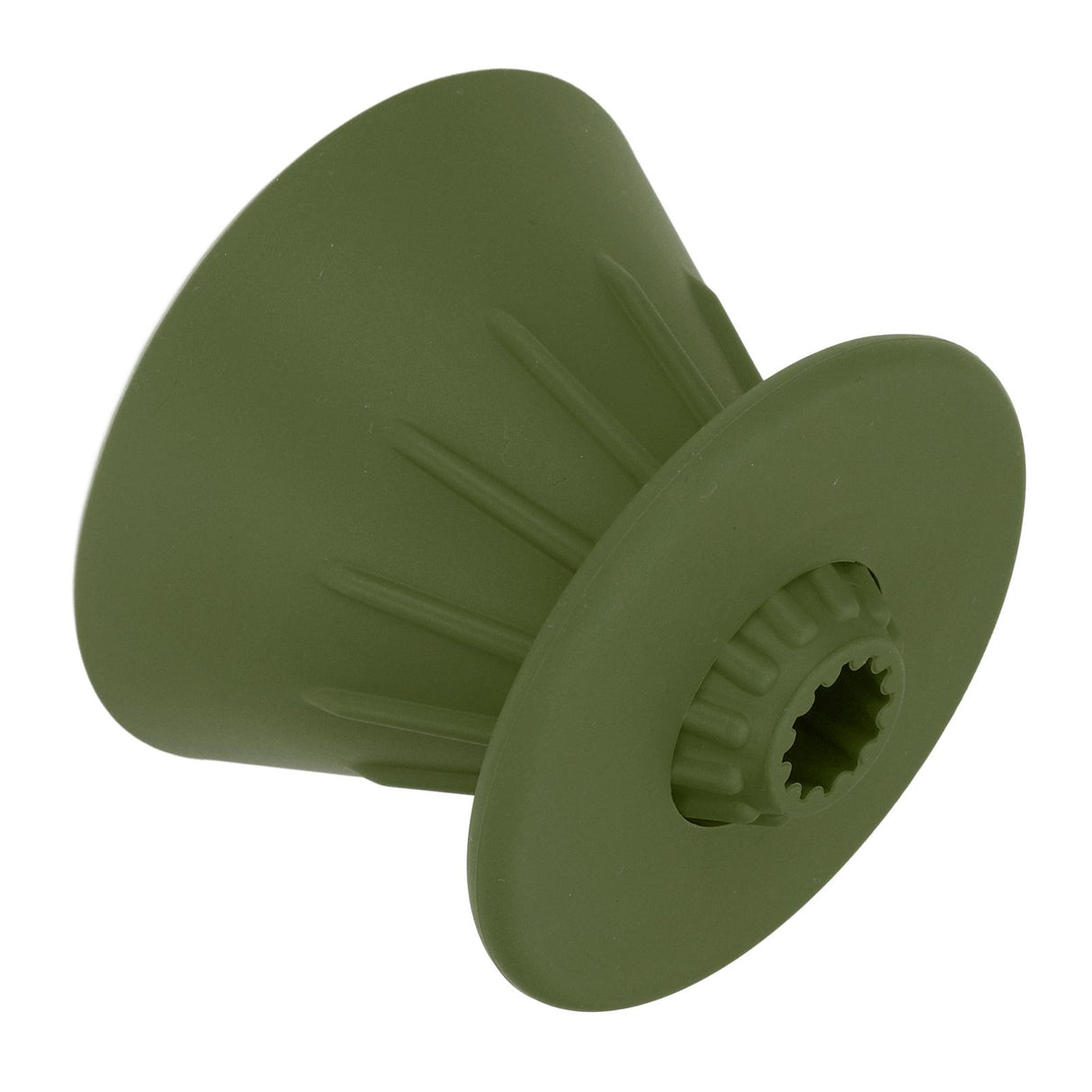 Silicone Coffee Dripper Reusable Cone Coffee Filter Holder for Travel Hiking Camping Home OfficeGreen
