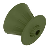 Silicone Coffee Dripper Reusable Cone Coffee Filter Holder for Travel Hiking Camping Home OfficeGreen