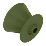 Silicone Coffee Dripper Reusable Cone Coffee Filter Holder for Travel Hiking Camping Home OfficeGreen