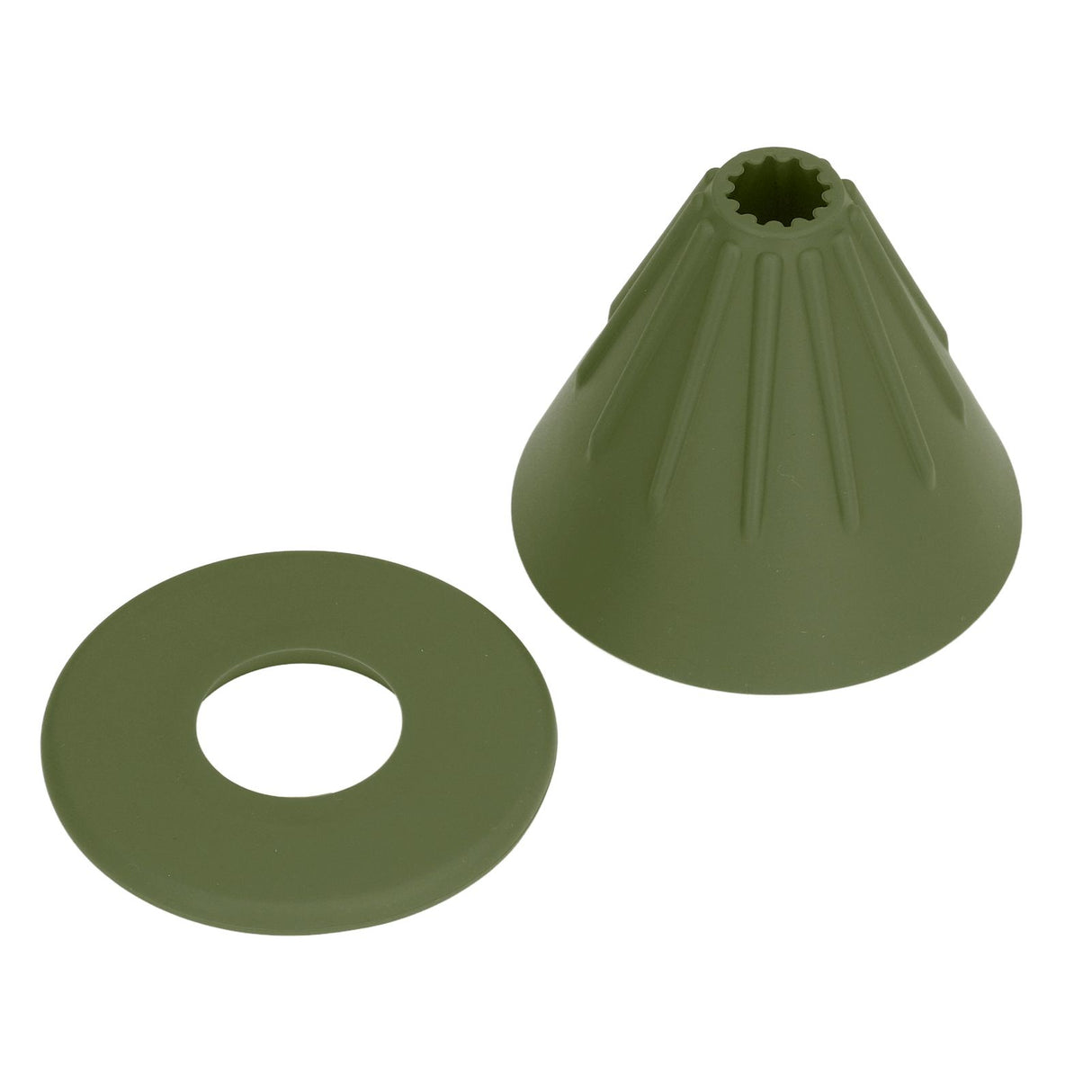 Silicone Coffee Dripper Reusable Cone Coffee Filter Holder for Travel Hiking Camping Home OfficeGreen