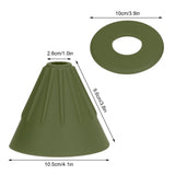 Silicone Coffee Dripper Reusable Cone Coffee Filter Holder for Travel Hiking Camping Home OfficeGreen